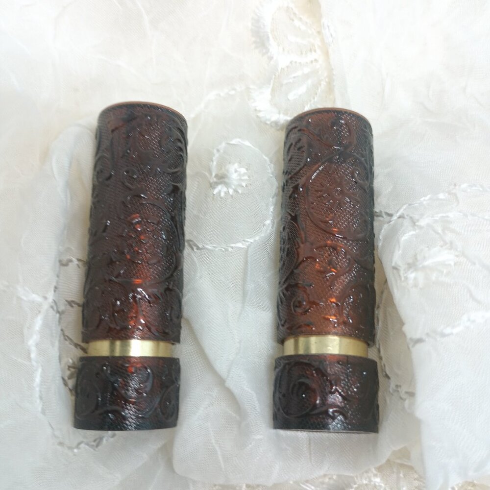 2 Vintage Lipsticks Embossed Ultima II " Super Lucious lipstick"
